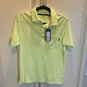 Vineyard Vines Men’s Polo Shirt – Size S – Light Yellow – NWT